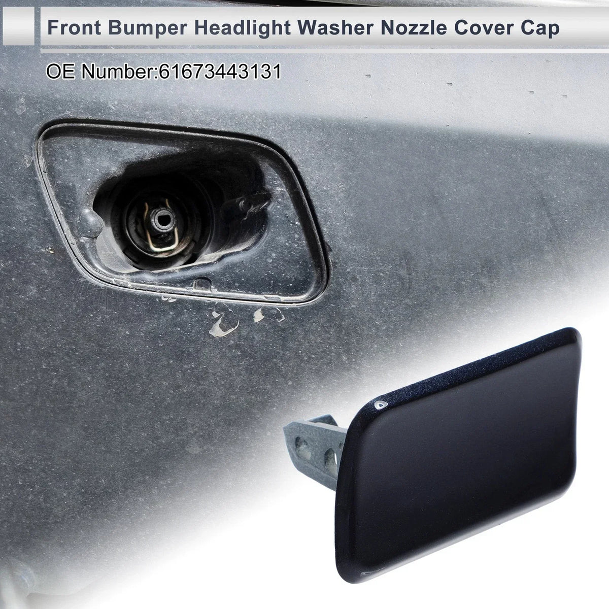 Left Front Washer Nozzle Cover in Dark Blue for BMW X3