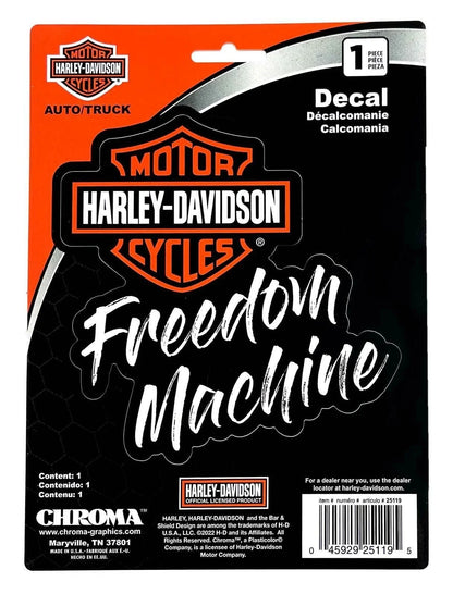 6 x 8 in. Bar & Shield Logo Decal for Harley-Davidson Freedom Machine