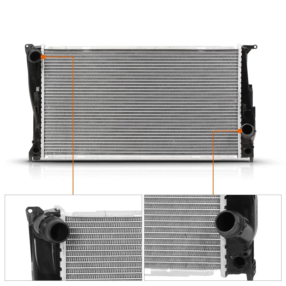 3.0L Aluminum Radiator DPI-2941 for BMW Z4/335/135/X1 (2007–2016)