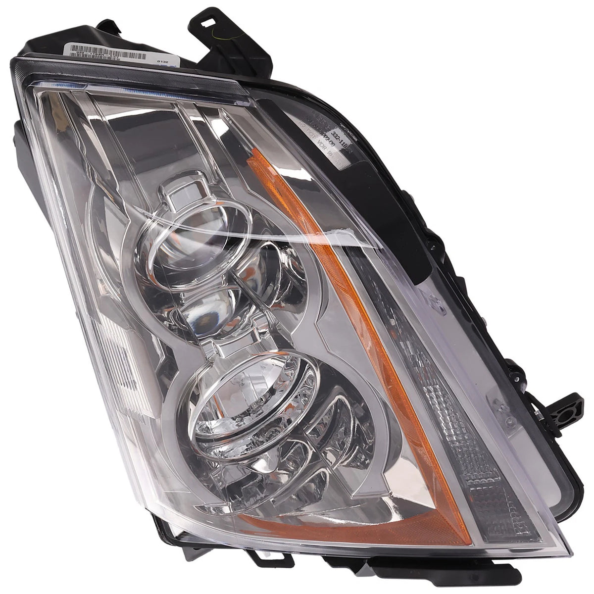 Passenger Side Headlight for Cadillac CTS (2008–2015) Halogen with Bulb