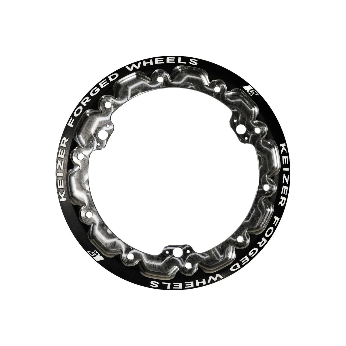 Keizer 10" ATV Replacement Beadlock Wheel Rim Ring w/ Mud Plug Tabs