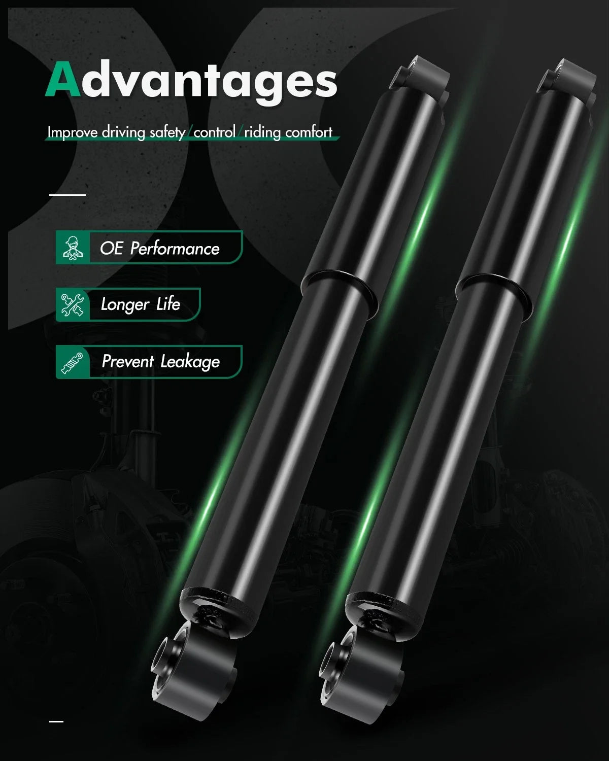 Shock Struts (Rear) for Kia Sorento 2003-2006