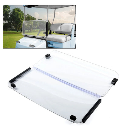 Clear Folding Windshield for Golf Cart G2/G9 Yamaha (1985–1995)