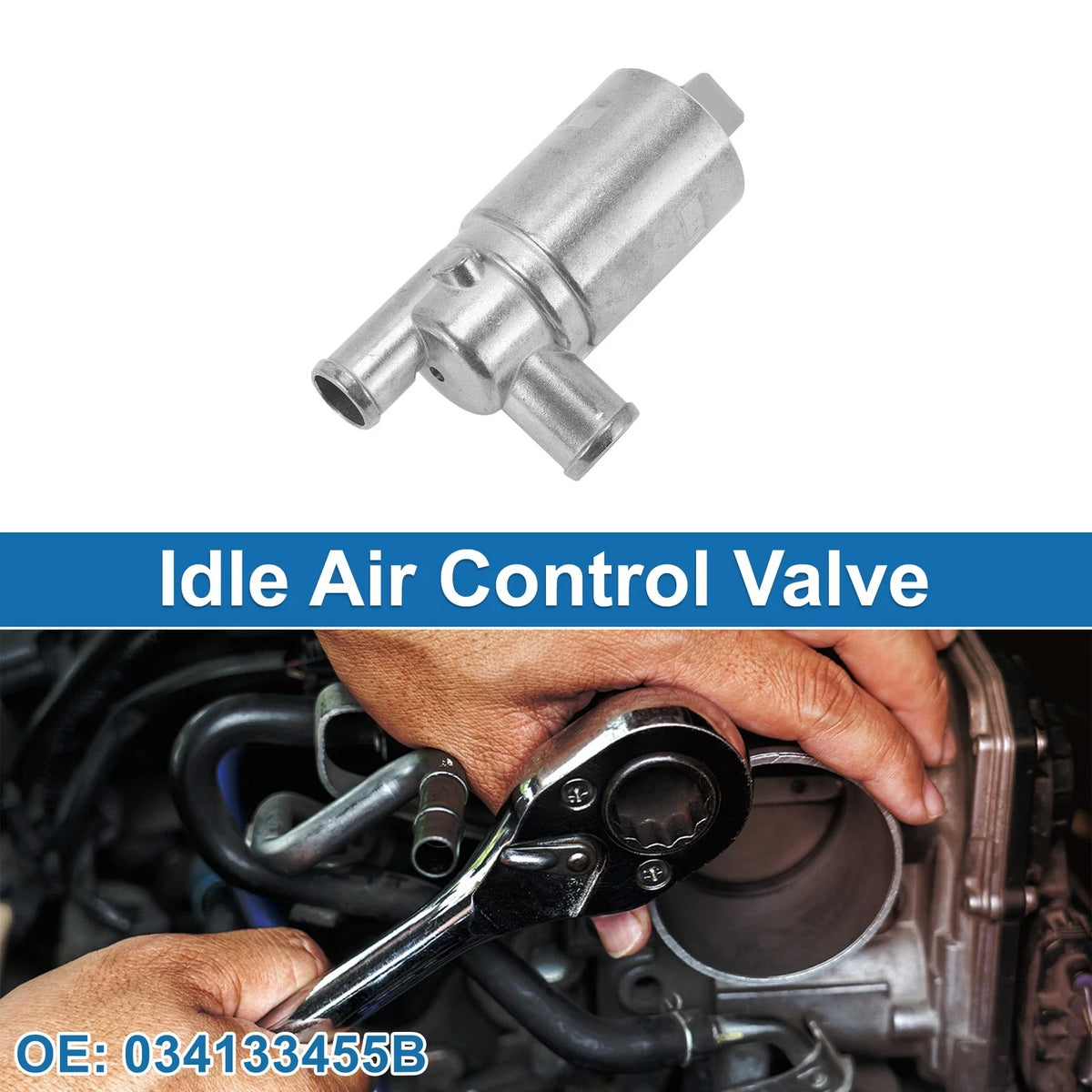 Idle Air Control Valve for Audi Coupe (1990–1991) No. 034133455B