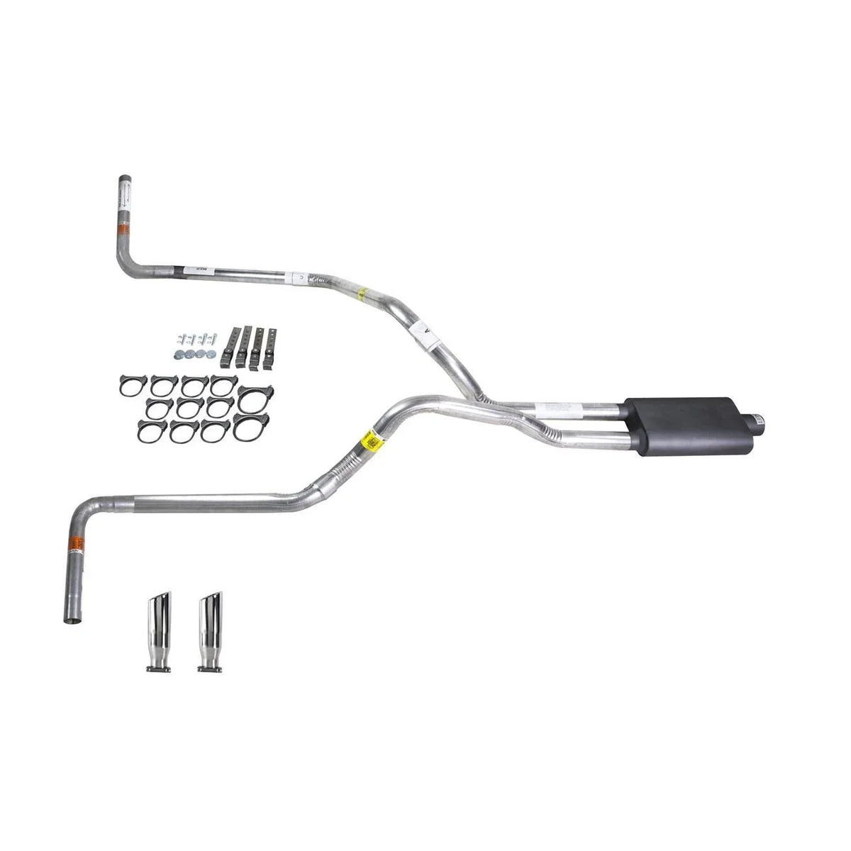 Dual Exhaust 2.5" Pipe Flowsound Muffler for Silverado 1500 (2007–2013)