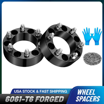 2Pcs 6x5.5 Wheel Spacers 6 Lug for GMC Sierra 1500 Chevy Silverado 2007-2023