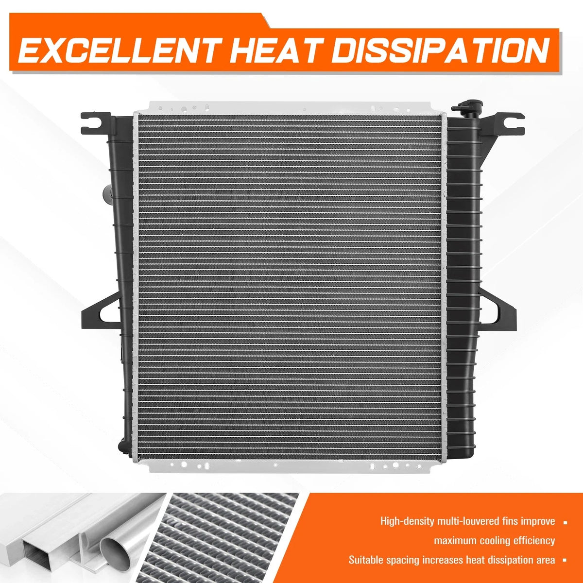 Radiator Aluminum OE Style for Ford Mountaineer/Sport Trac 1997-2005