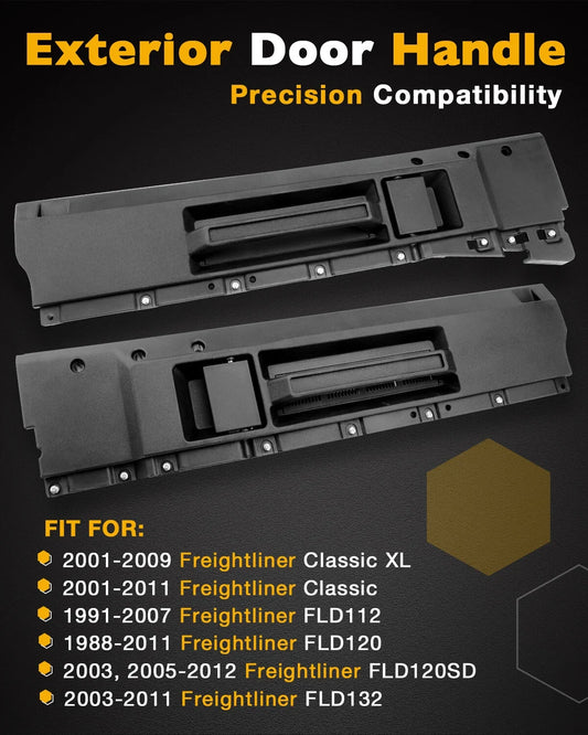 Set of 2 Interior Door Handles for Freightliner (1988–2012) 761-5210 761-5209