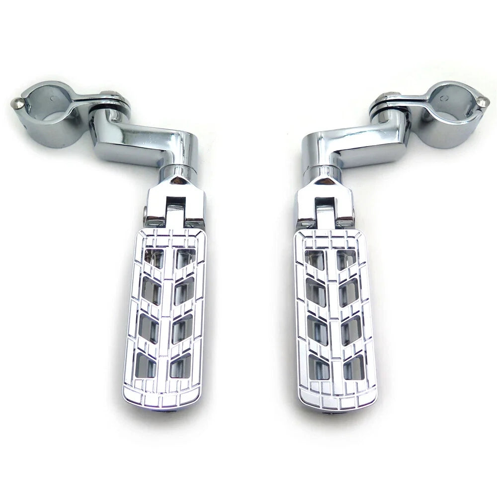 Chrome FootPeg CNC for Softail Harley (32mm, 1.25" Clamp)