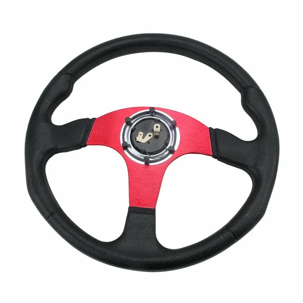 6 Bolt Aluminum Racing Steering Wheel for Universal Fit (13” 340mm)