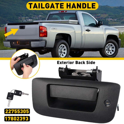 Handle with Bezel & Lock Kit for 2007-2013 GMC Sierra Tailgate