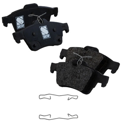 4-Piece Brake Pads for Ford Transit Connect 2018-2023