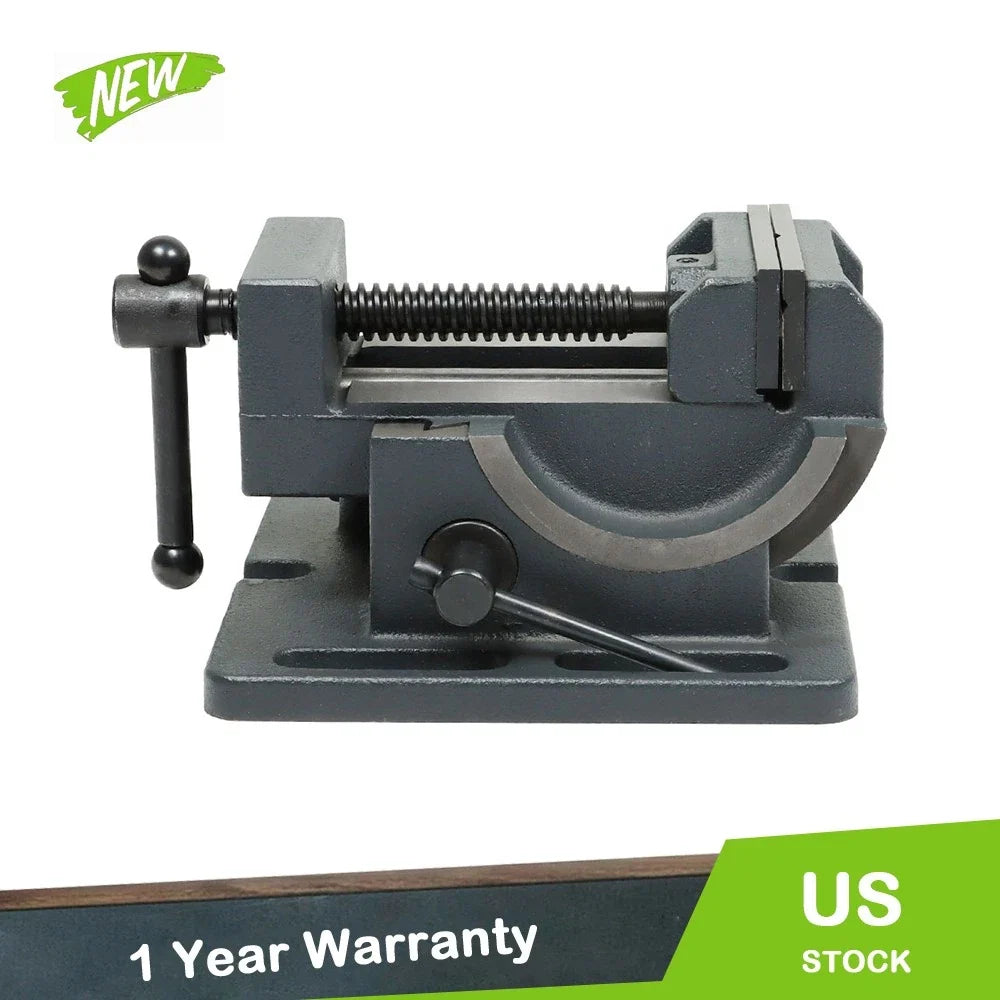 3.25-Inch Industrial Strength Tilting Angle Vise for Benchtop/Drill Press