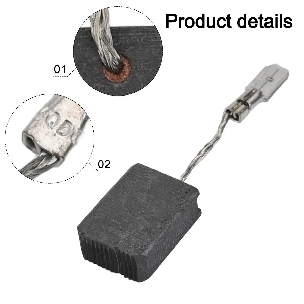 Set of 4 Carbon Brushes for Tool