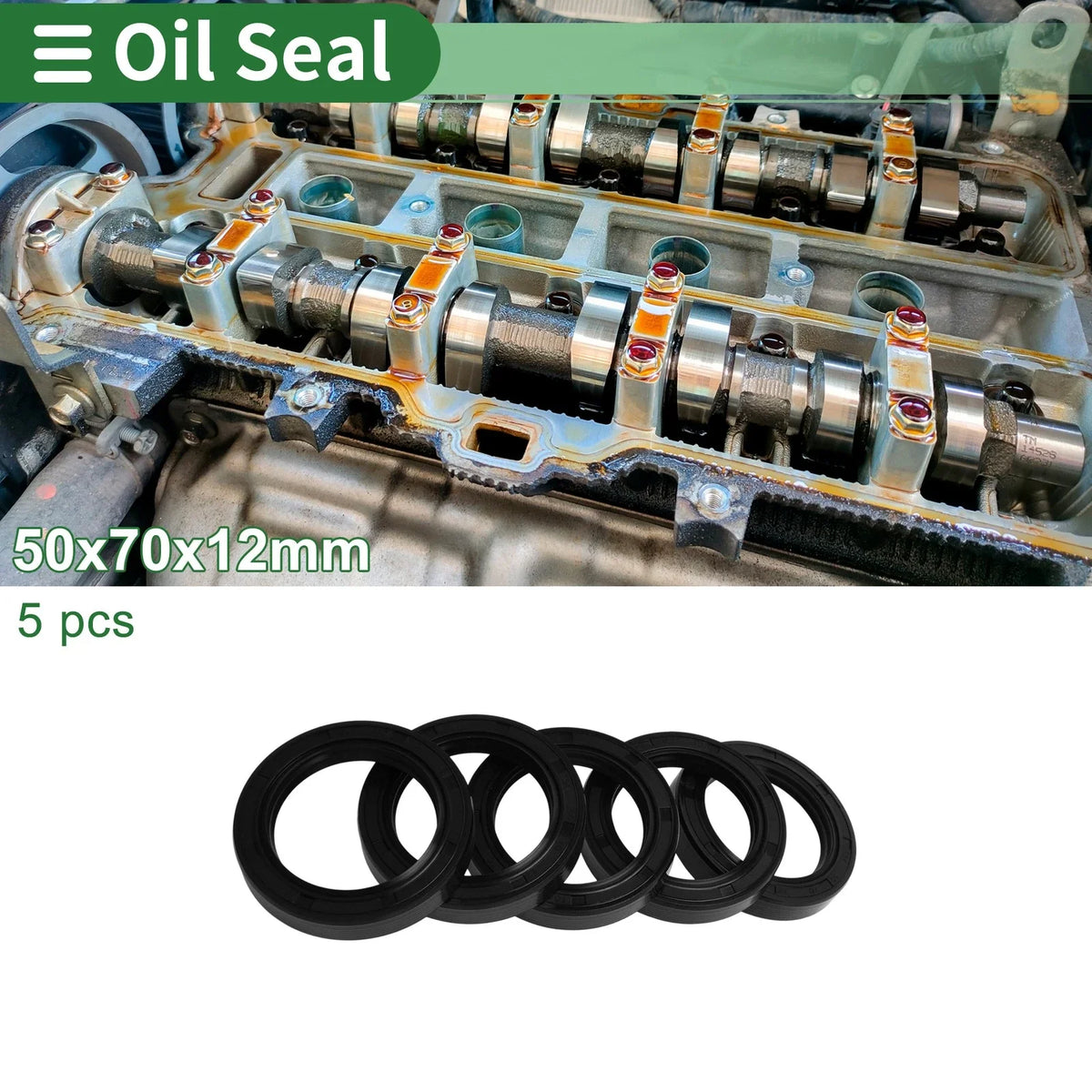 Oil Seal for Rotary Shaft (50x70x12mm)