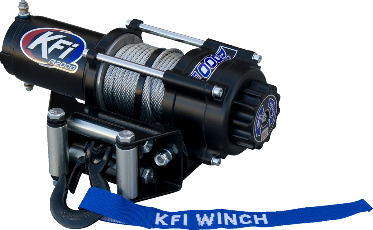 KFI A2000 ATV Winch 2000 lb Steel Cable for ATV (2000–2023)