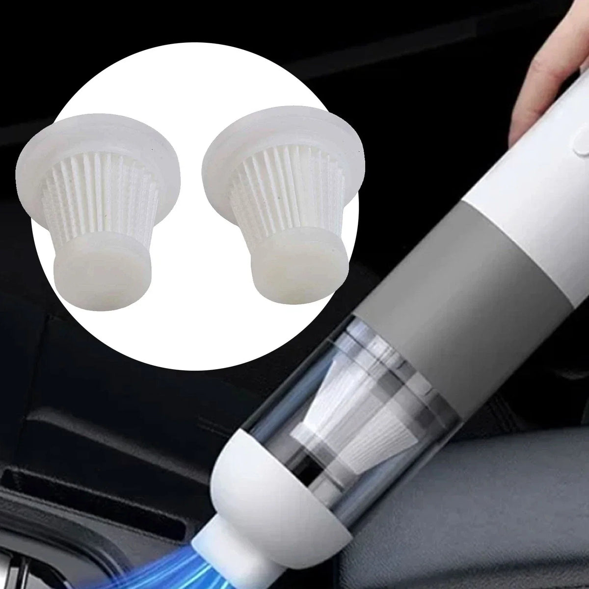 Microfilter Replacement Set of 10 for V01 (Car Vacuum Cleaner Accessories)