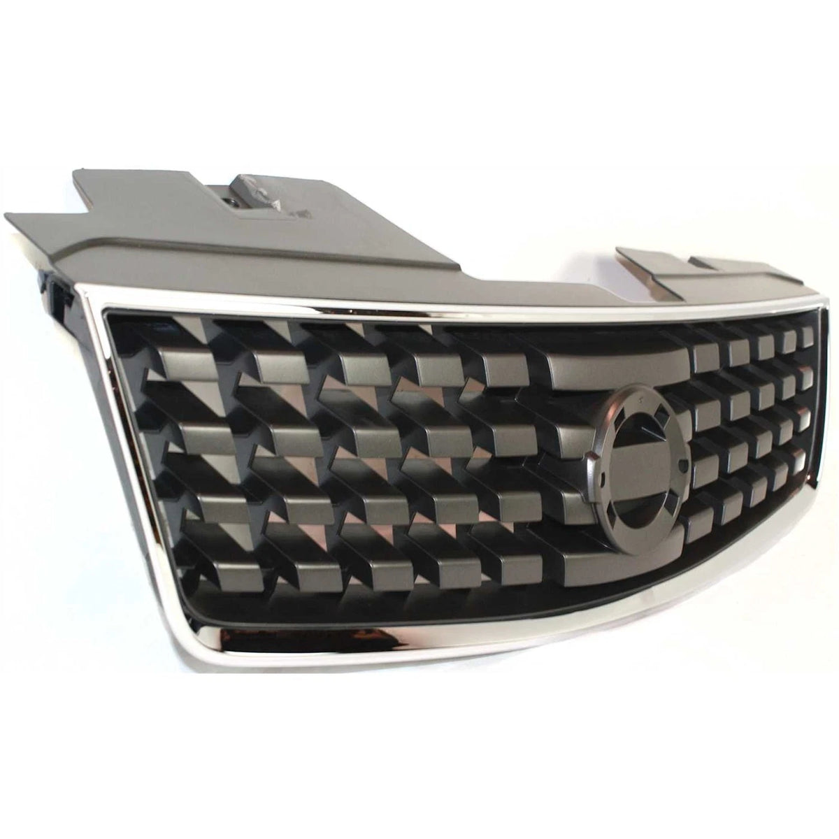 Grille for Nissan Sentra (2007–2009) Chrome Shell w/ Black Insert