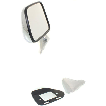 Chrome Manual Mirror for Driver Side of Toyota Pickup (1987-1988)