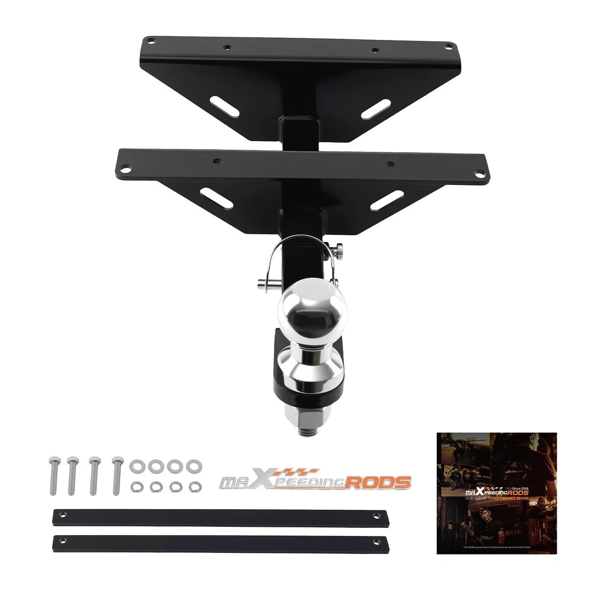 Chrome Ball Towing Kit for HD Tri-Glide/Road Glide (2011–Present)
