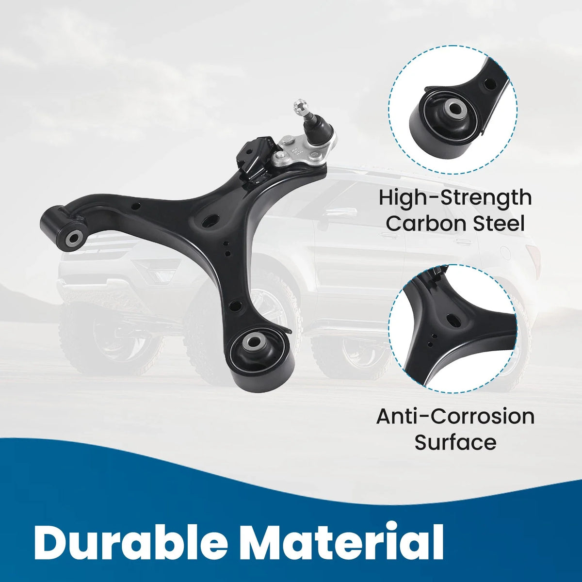 Front Driver Lower Control Arm for Honda Civic (2013–2015) MS601100