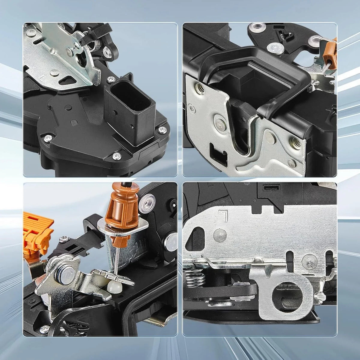 Door Latch Actuator with Cable LH for 2010-2014 Chevy Silverado