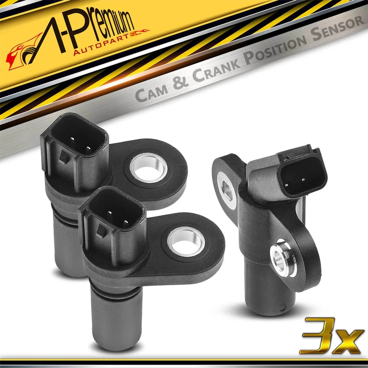2X Crankshaft & Camshaft Position Sensors for Ford E-150 E-250 (2003)