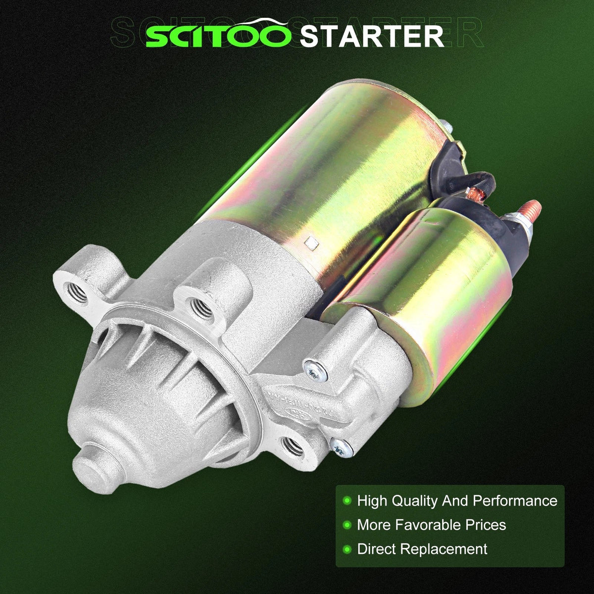 Starter for 3.0L Ford Taurus (2000-2007) & Mercury Sable (2000-2005)