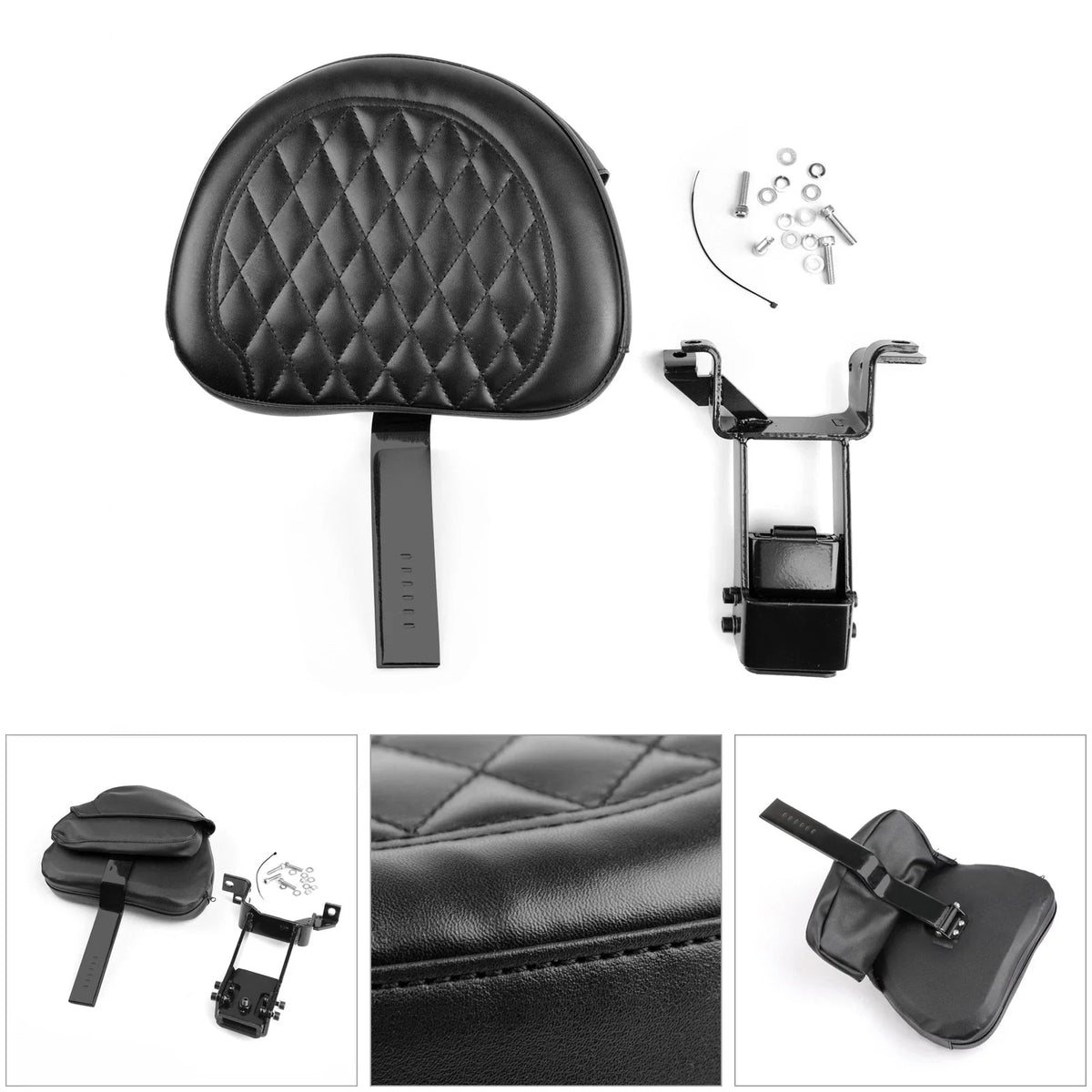 Driver Backrest + Mounting Kit for Roadmaster Chieftain Indian 2014-2023