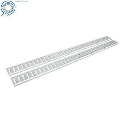 Galvanized Steel E Track Tie Down Rails - 8 Pack for Trucks
