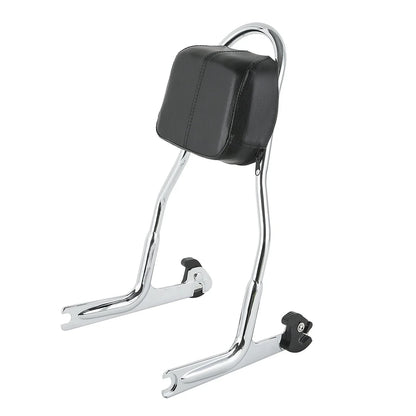 Backrest Sissy Bar - Chrome Detachable for Harley Heritage Softail 2000-2023