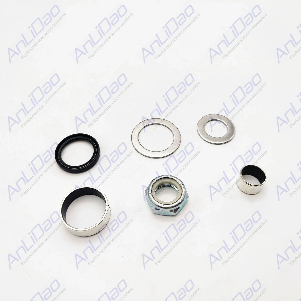 Gimbal Steer Arm Shaft Seal Bushing & Washer Nut Kit for MerCruiser (26-8M2005029)