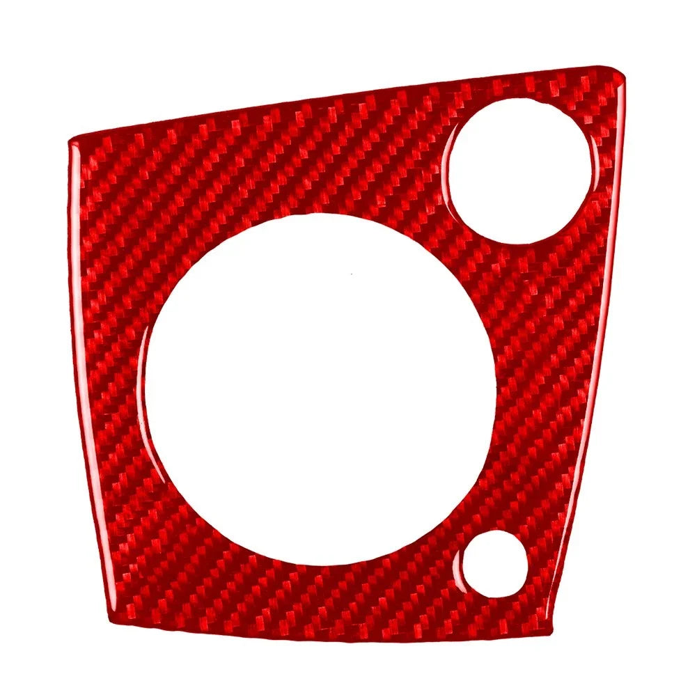 Gear Shift Panel Cover Trim for Alfa Romeo 159 Brera Spider (2006–2011) Carbon Fiber Red
