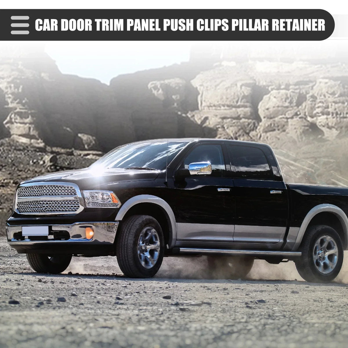 Set of 30 Push Clips for Car Door Trim Panel - Dodge (No. 6505292AA)