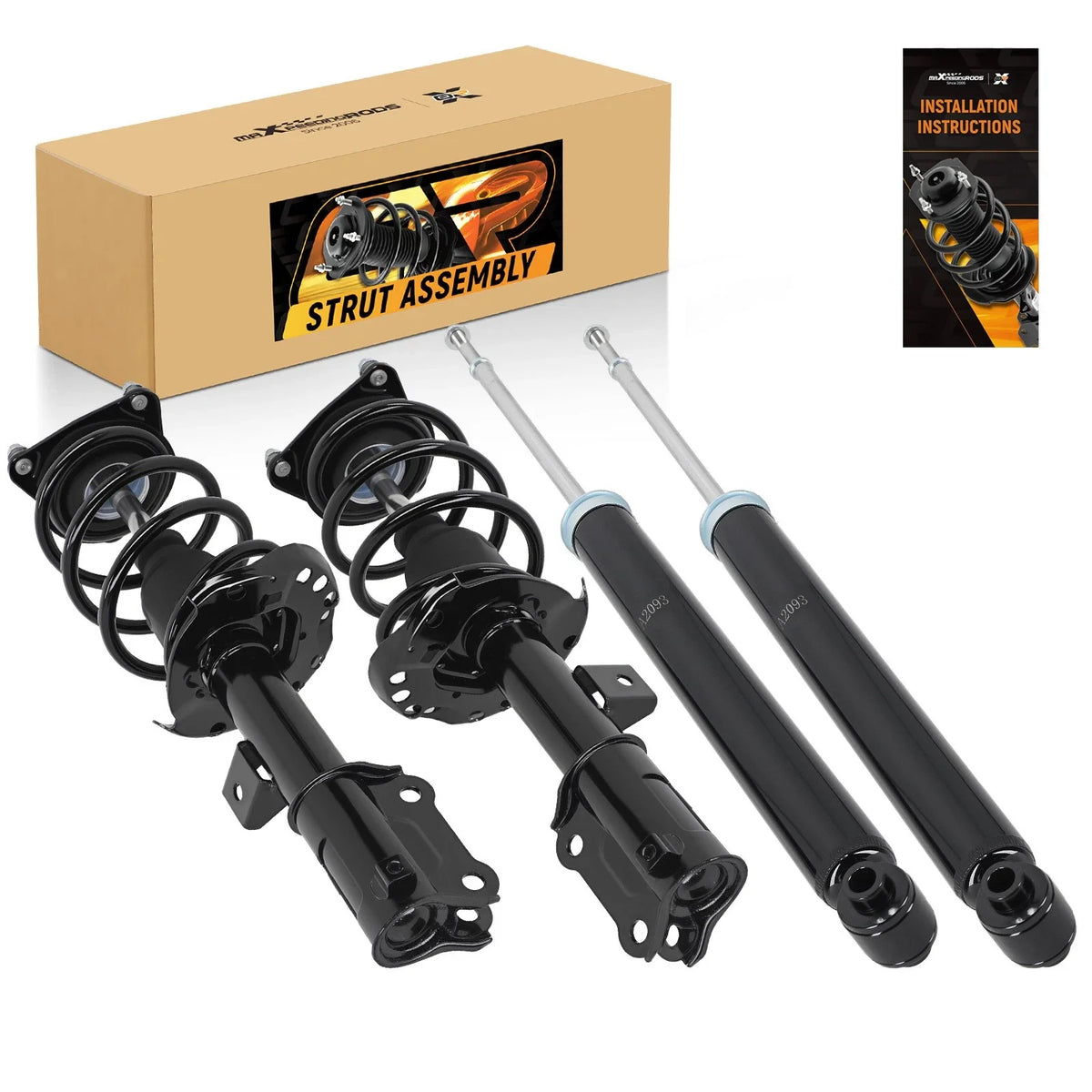 Coil Spring Complete Shocks Struts for Kia Soul (2014–2019) 5541
