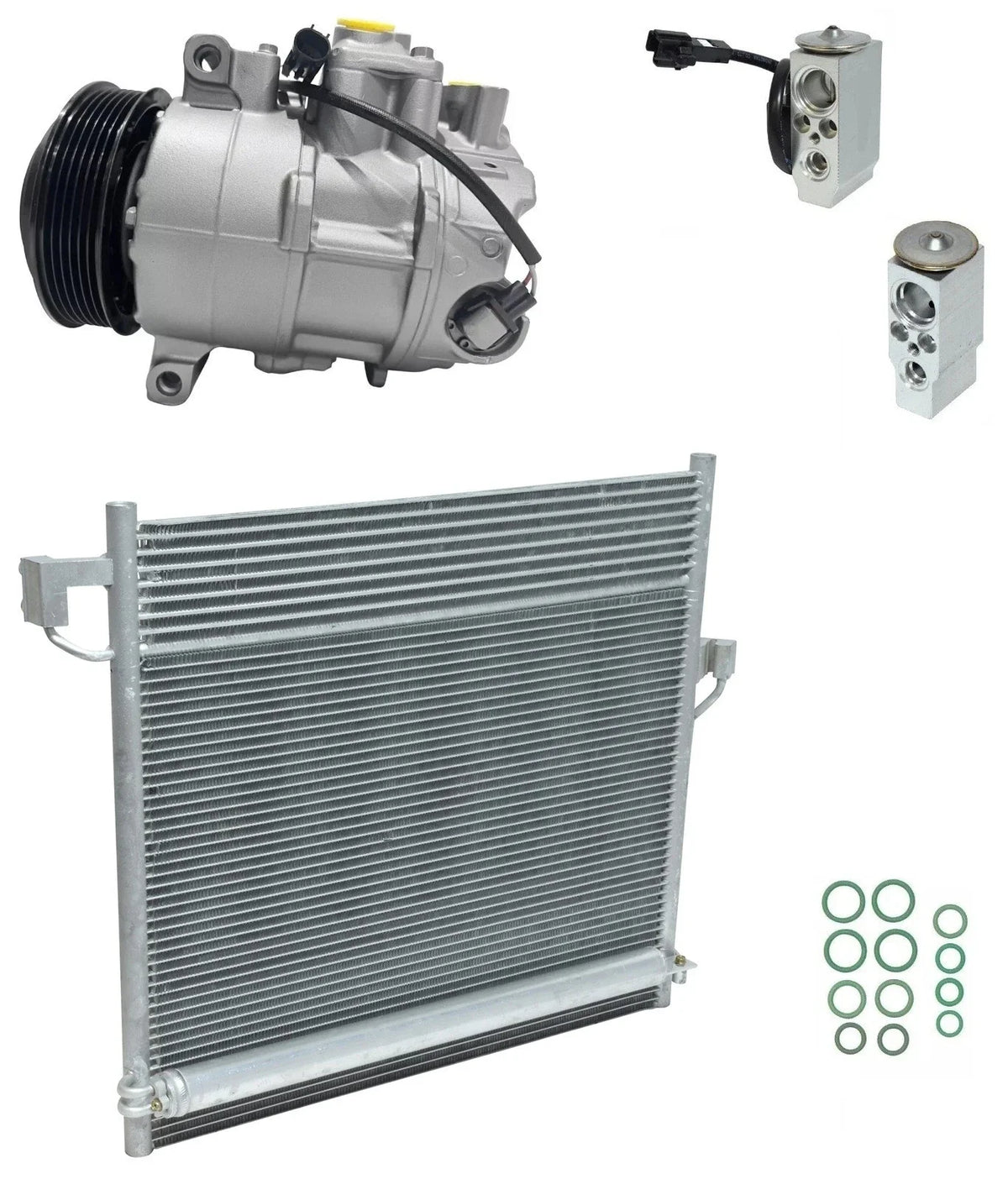 AC Compressor Kit with Condenser for Mercedes GL450 4.7L (2013–2015)