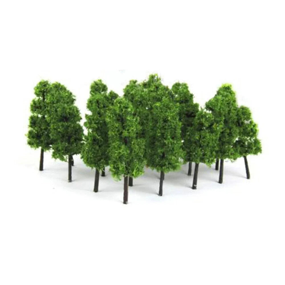 DIY Train Railroad Layout Model Trees 40Pcs 8cm for HO OO Scale
