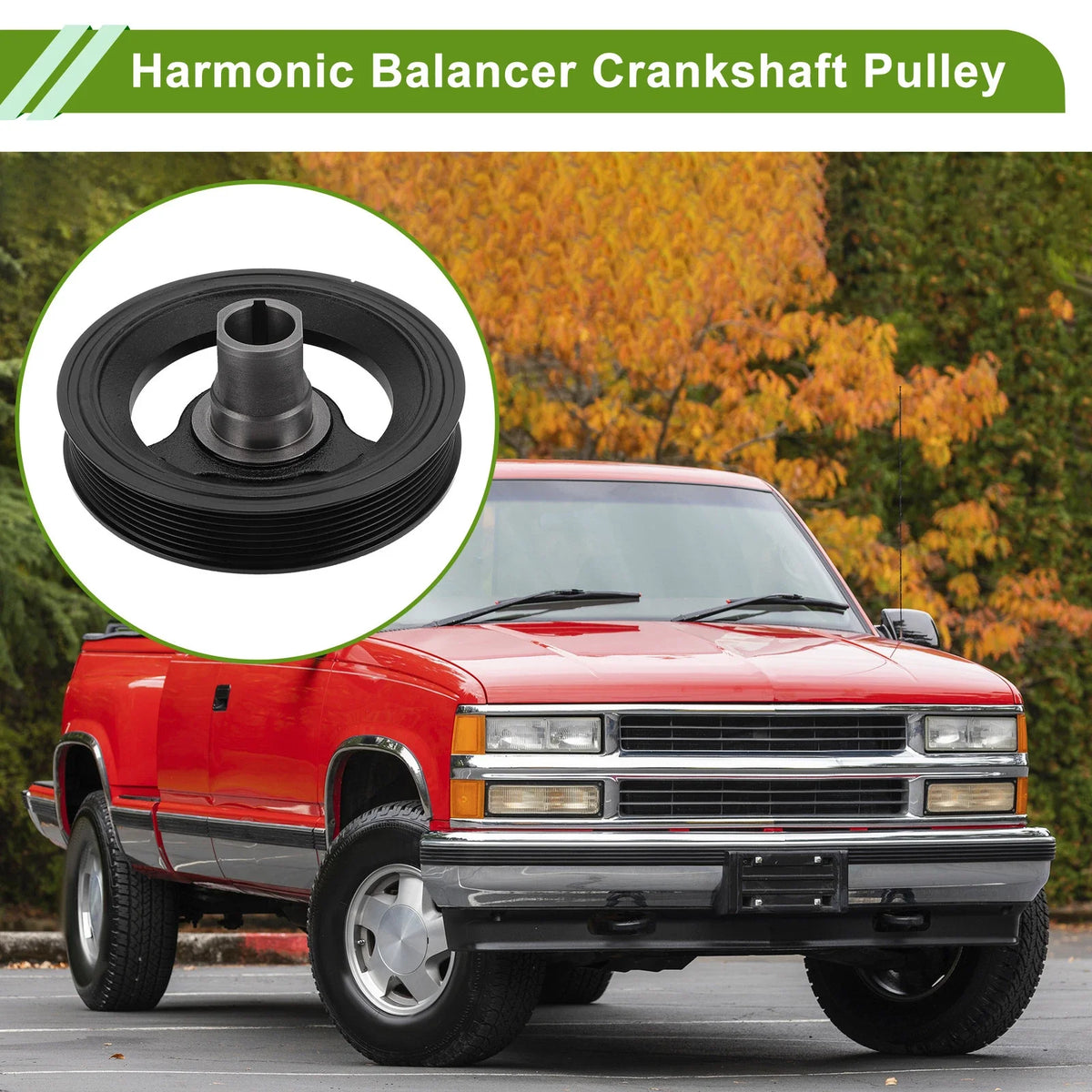 Engine Harmonic Balancer Crankshaft Pulley for Buick LaCrosse (2005–2016) No.12595291