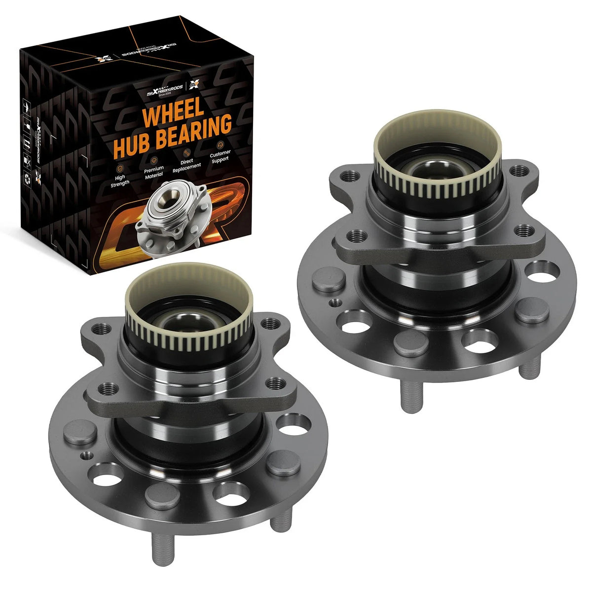 2X Rear Wheel Hub & Bearing for KIA Cadenza (2014–2016)