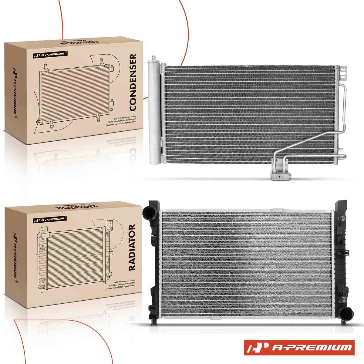 Radiator & AC Condenser Cooling Kit for Mercedes-Benz