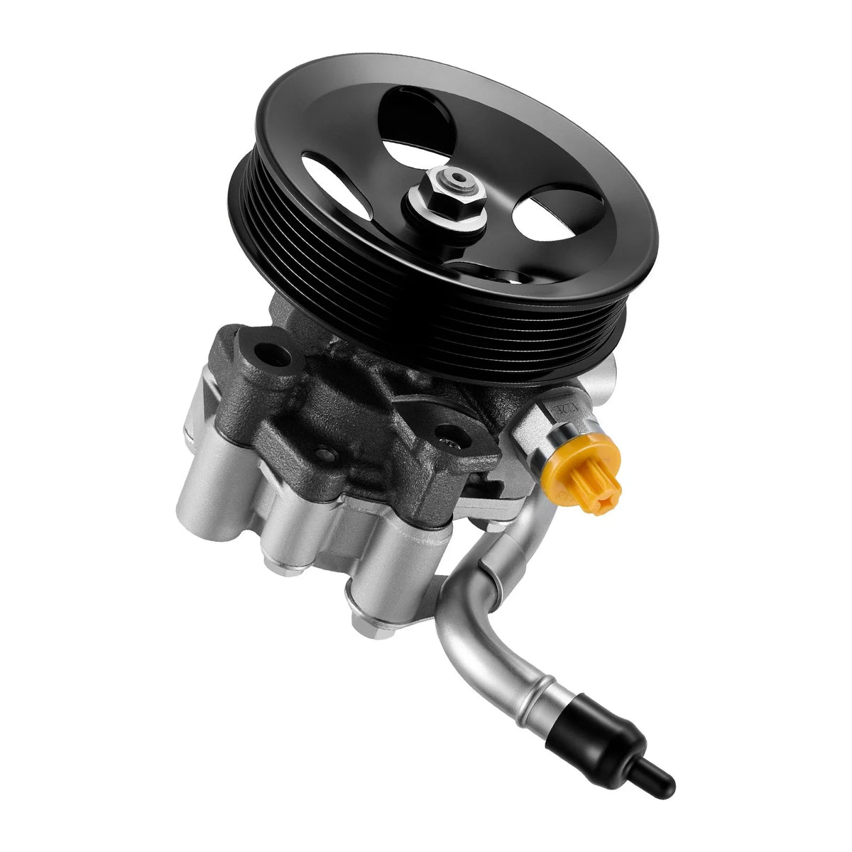 Power Steering Pump with Pulley & Oil Inlet Pipe for 1998-2002 Models