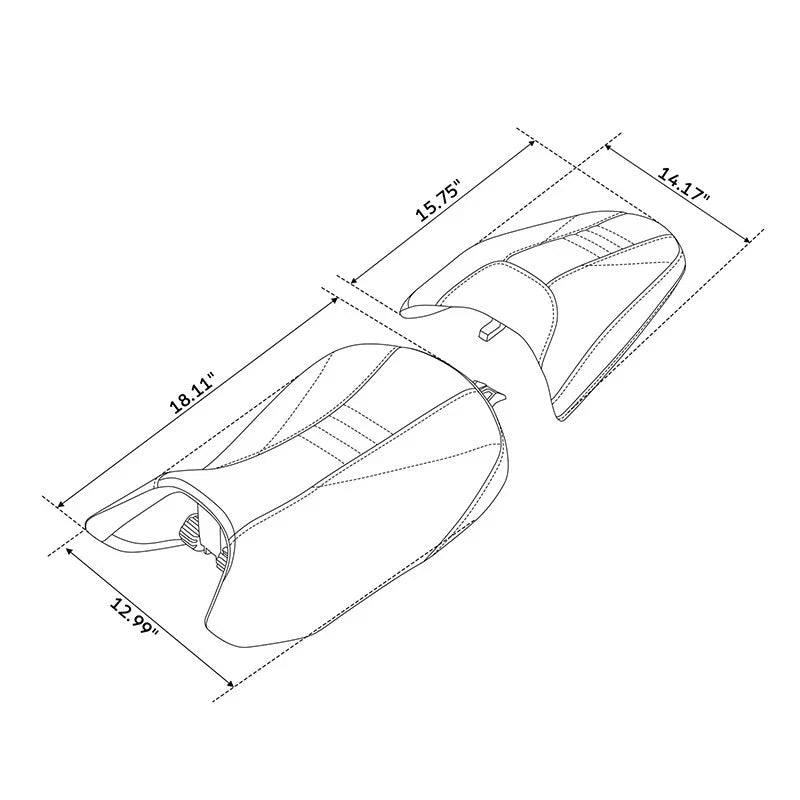 Passenger & Driver Seats for BMW R1300GS 2023-2025