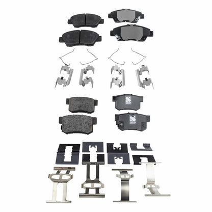 4-Piece Ceramic Brake Pads for Honda CR-Z 2011 to 2015