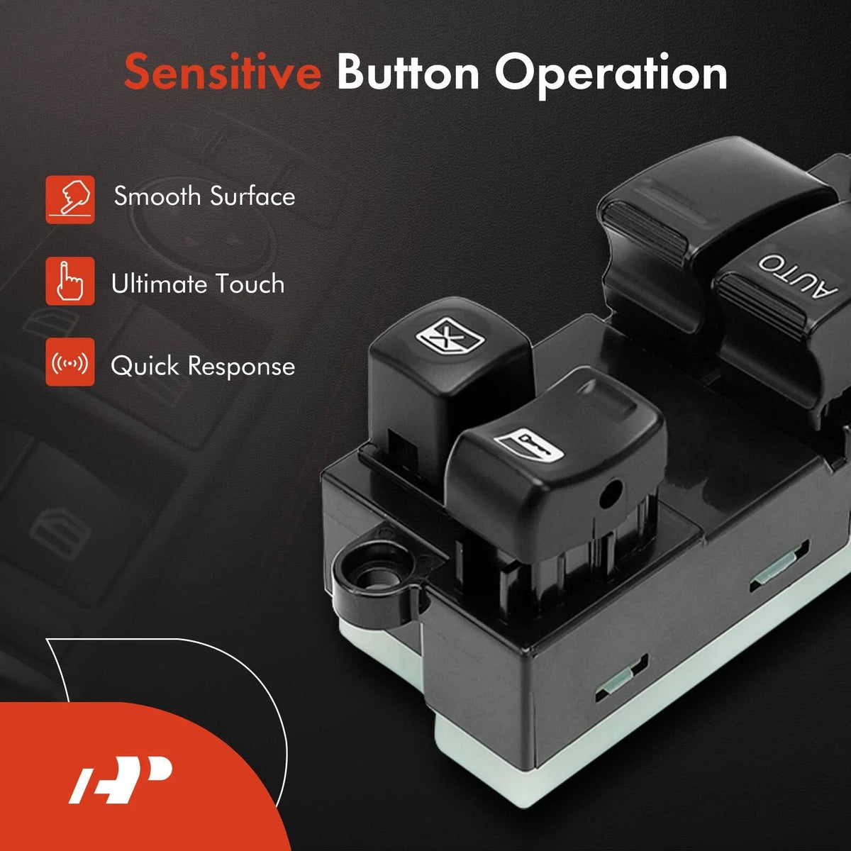 Power Window Switch for Front Left Nissan Maxima 1999-2003