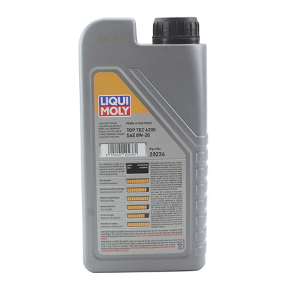 0W-20 Engine Oil Change Kit by Liqui Moly for Audi A6 A8 (1998–2023)