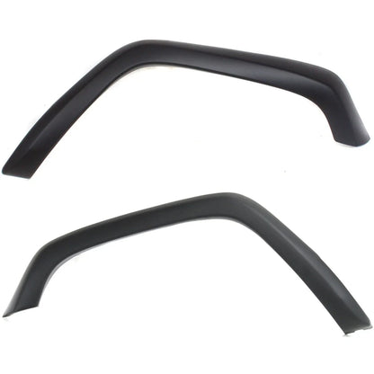 Fender Flares Set of 2 for Jeep Cherokee (1997–2001) Black Front