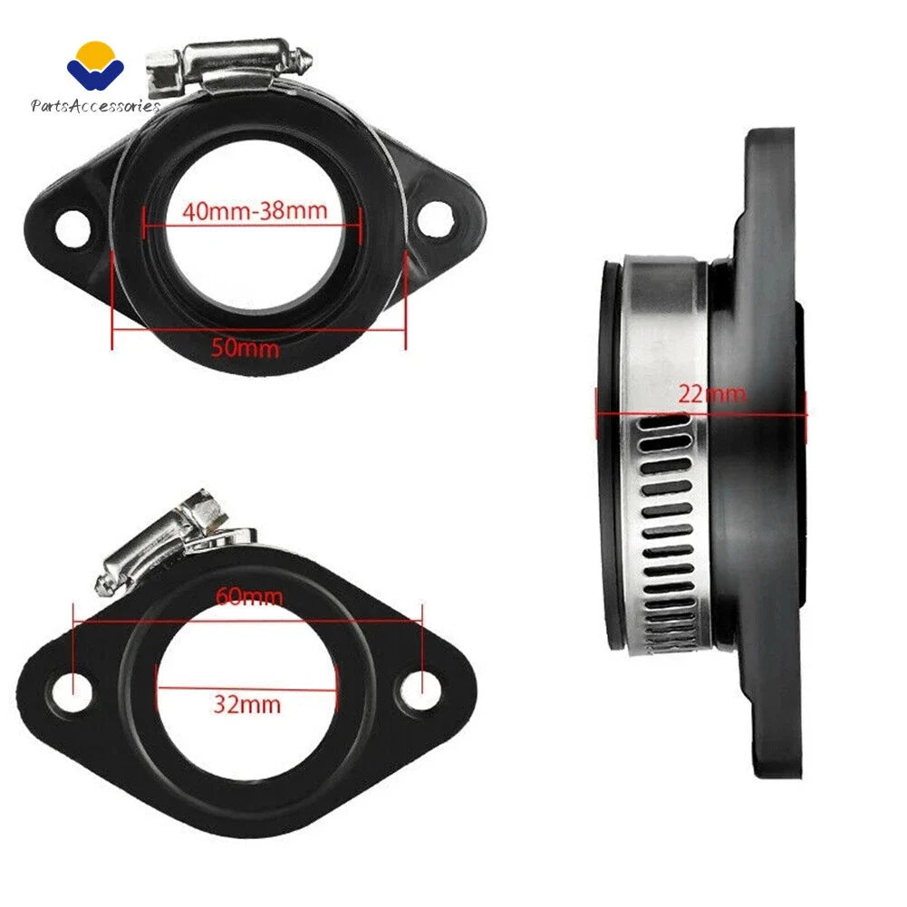 Flange Adapter Carb Manifold Intake Boot for Motorcycle PWK 32mm 34mm