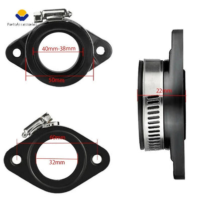 Flange Adapter Carb Manifold Intake Boot for Motorcycle PWK 32mm 34mm