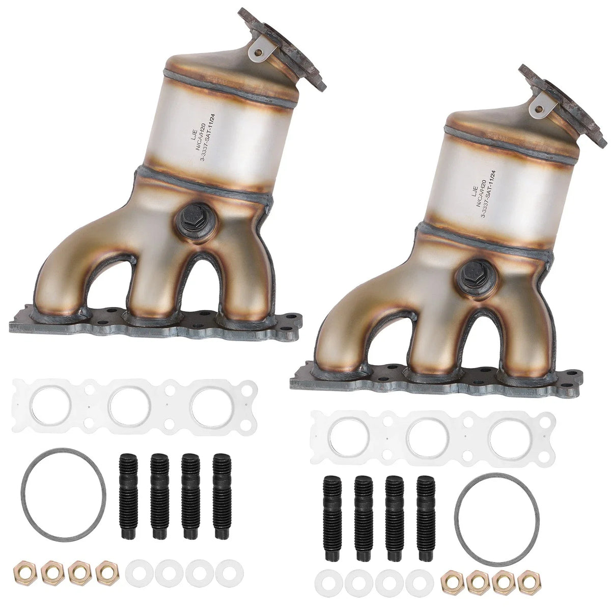 Left & Right Catalytic Converter for Volvo S80 (2010–2010)