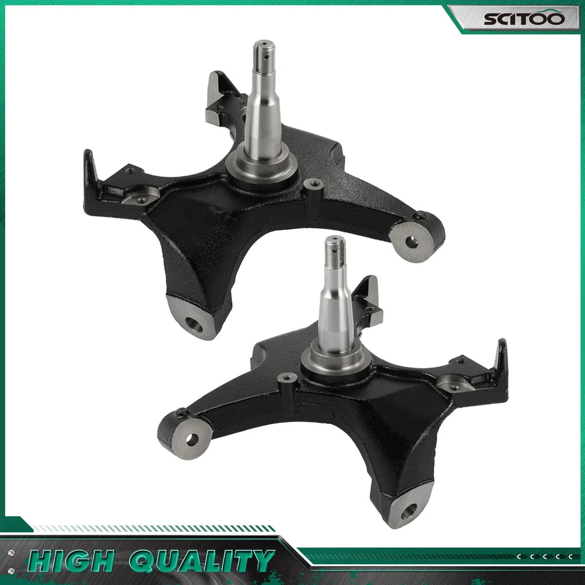Front Axle Spindle Kit 2" Drop for Chevy GMC Yukon C1500 C2500 88-98